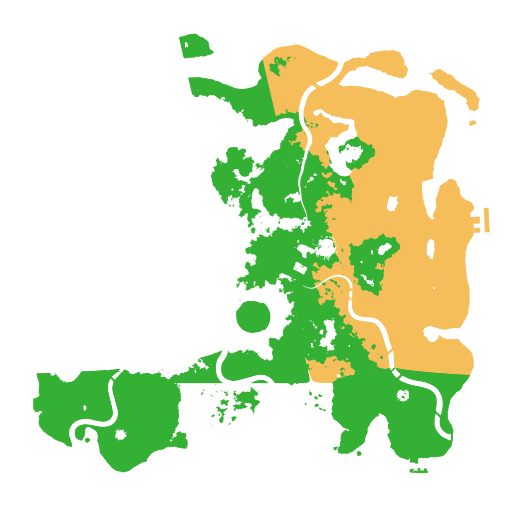 Biome Rust Map: Procedural Map, Size: 4250, Seed: 2081475246