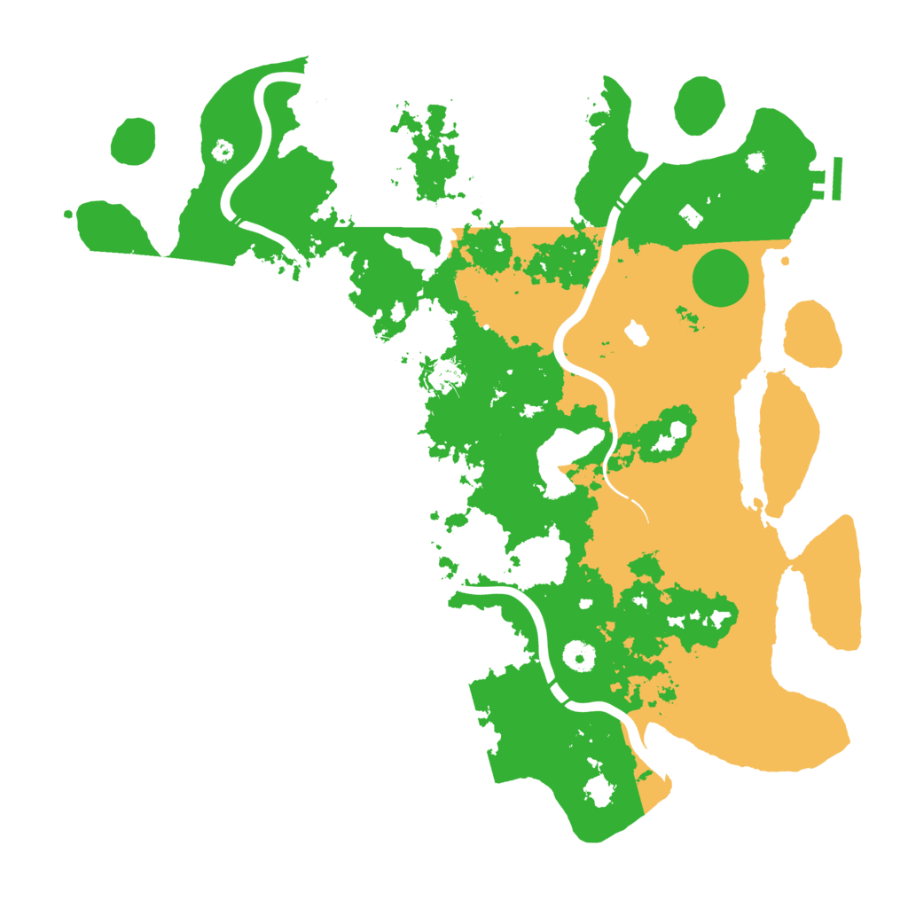 Biome Rust Map: Procedural Map, Size: 4250, Seed: 1764161466