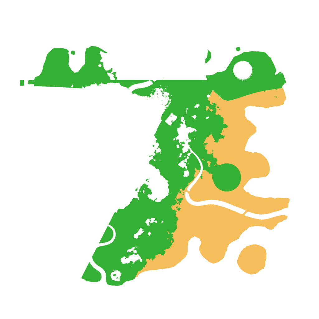 Biome Rust Map: Procedural Map, Size: 3000, Seed: 7038256