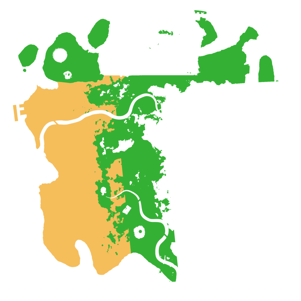 Biome Rust Map: Procedural Map, Size: 3750, Seed: 946453245