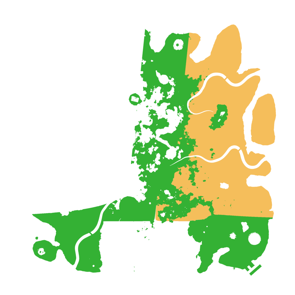 Biome Rust Map: Procedural Map, Size: 4200, Seed: 967777