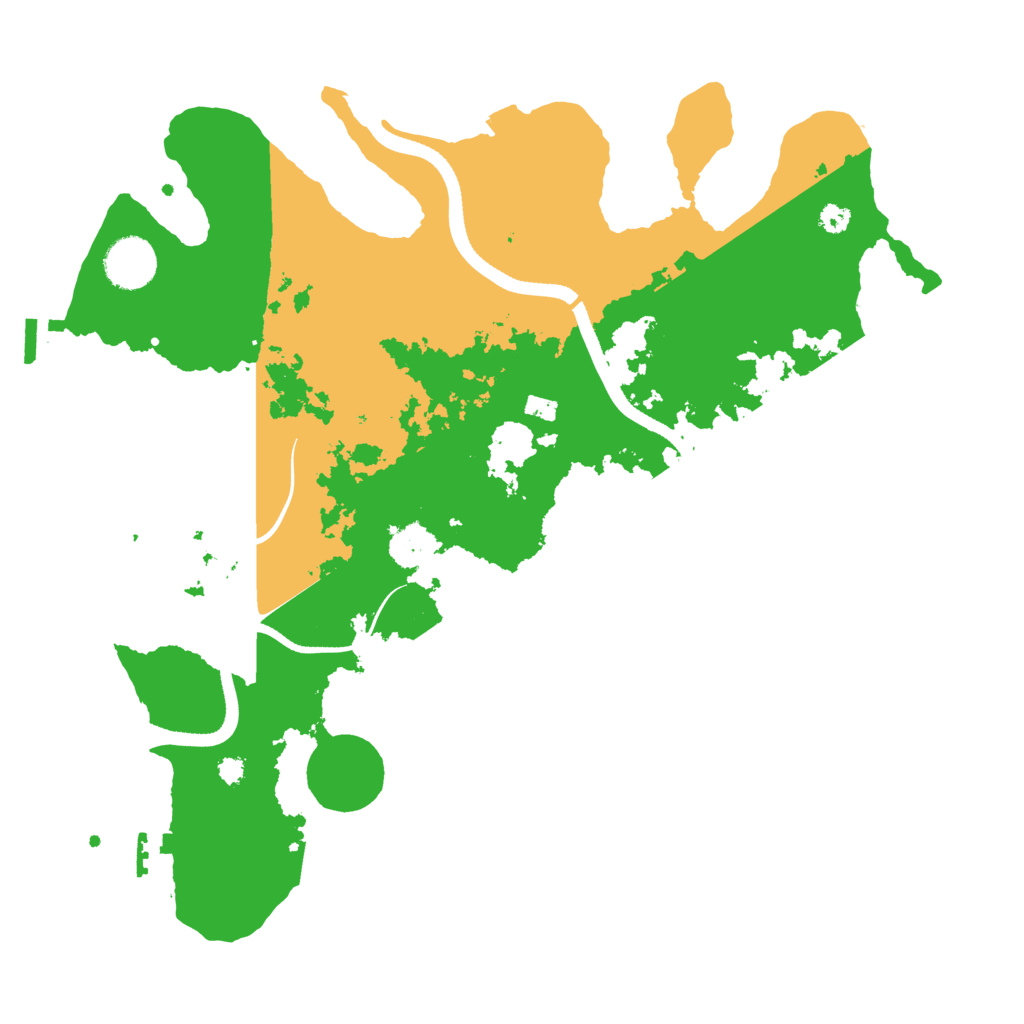 Biome Rust Map: Procedural Map, Size: 3500, Seed: 768314180