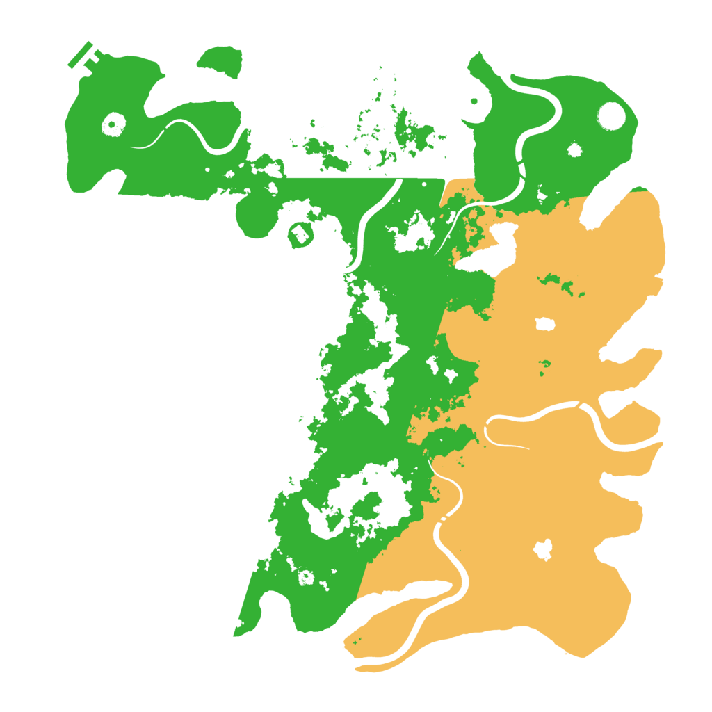 Biome Rust Map: Procedural Map, Size: 4500, Seed: 650901360