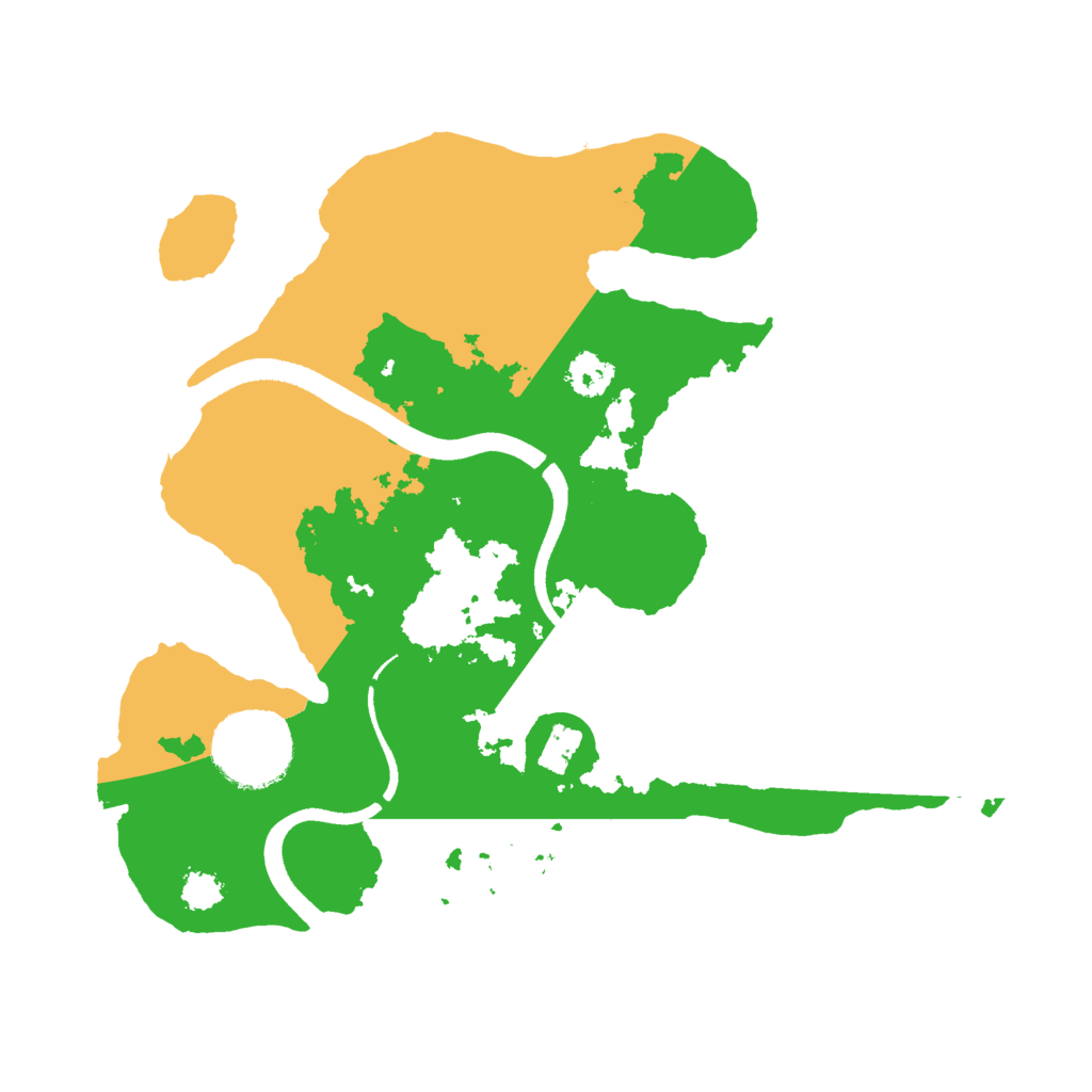 Biome Rust Map: Procedural Map, Size: 2500, Seed: 1151836916
