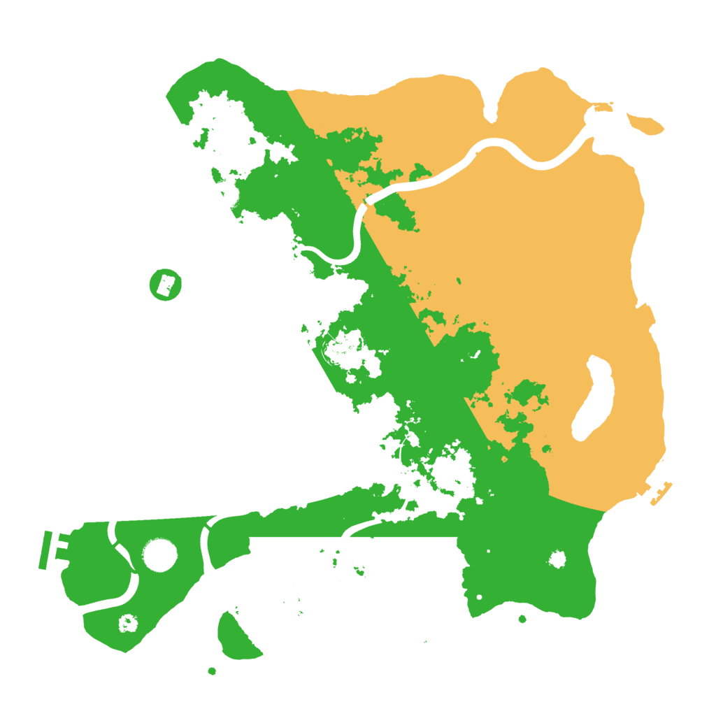 Biome Rust Map: Procedural Map, Size: 3750, Seed: 848736207