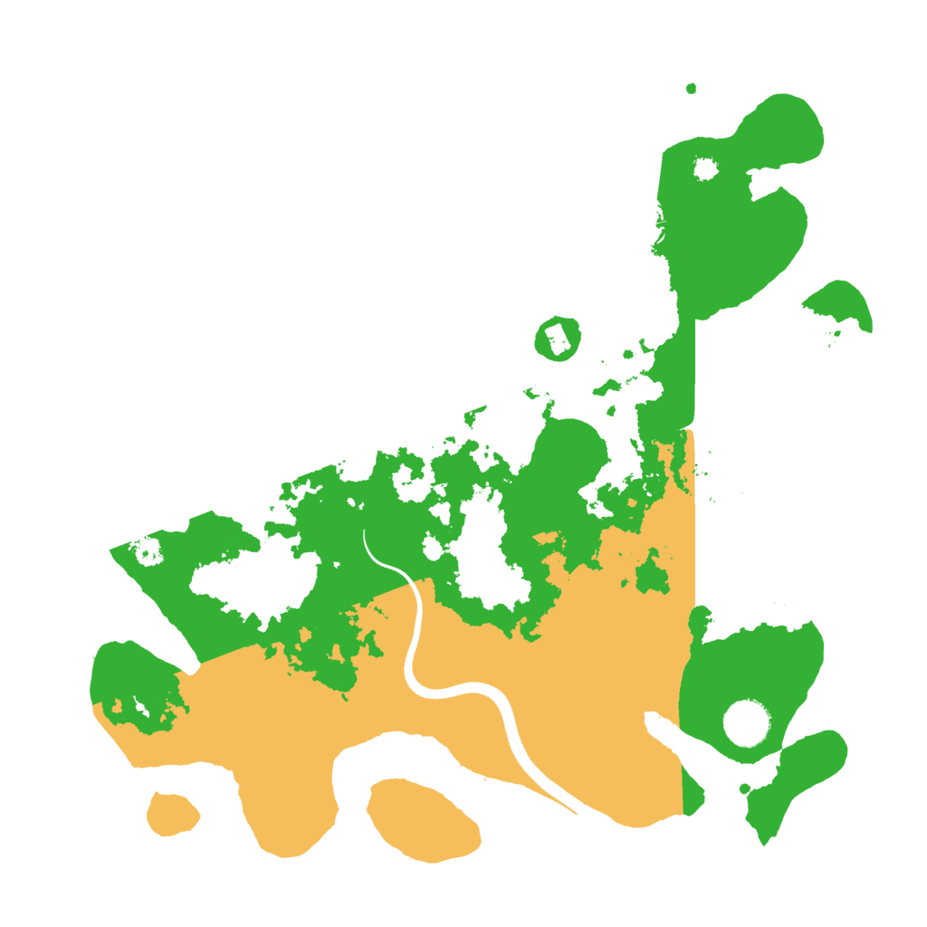 Biome Rust Map: Procedural Map, Size: 3500, Seed: 1901949189