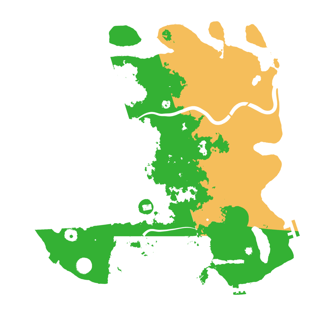 Biome Rust Map: Procedural Map, Size: 3750, Seed: 641718505