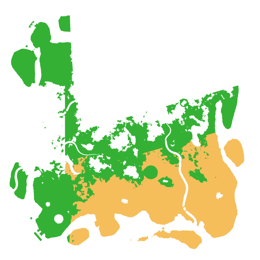 Biome Rust Map: Procedural Map, Size: 5000, Seed: 513248343