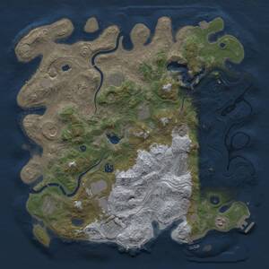 Thumbnail Rust Map: Procedural Map, Size: 4250, Seed: 1591824327, 17 Monuments