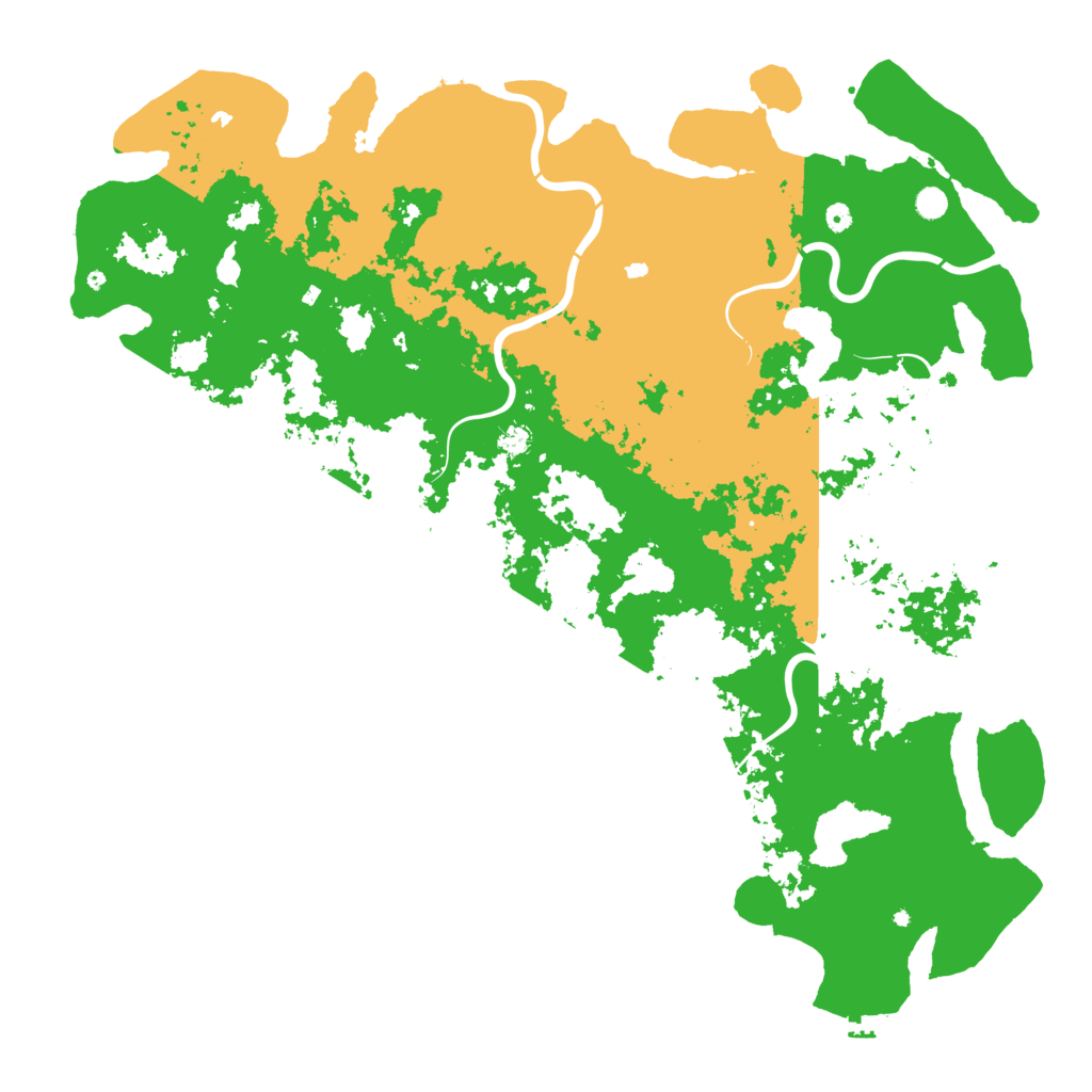 Biome Rust Map: Procedural Map, Size: 6000, Seed: 449036115