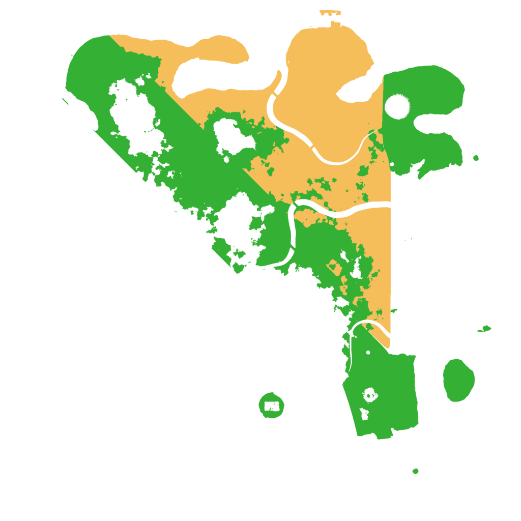 Biome Rust Map: Procedural Map, Size: 3750, Seed: 1660995727