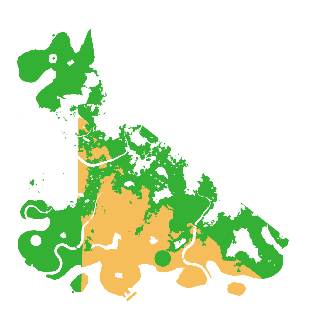 Biome Rust Map: Procedural Map, Size: 5000, Seed: 1637178586