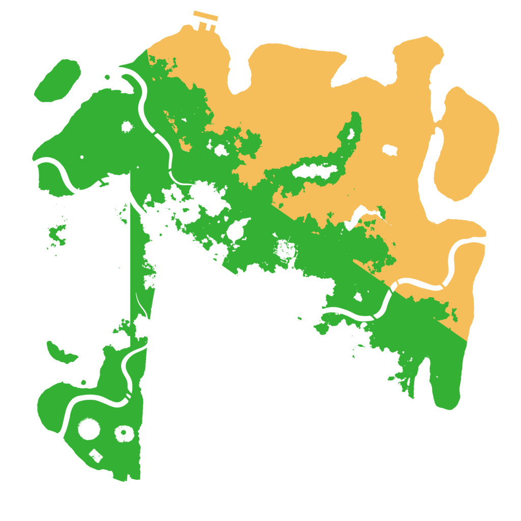 Biome Rust Map: Procedural Map, Size: 4250, Seed: 2121328005