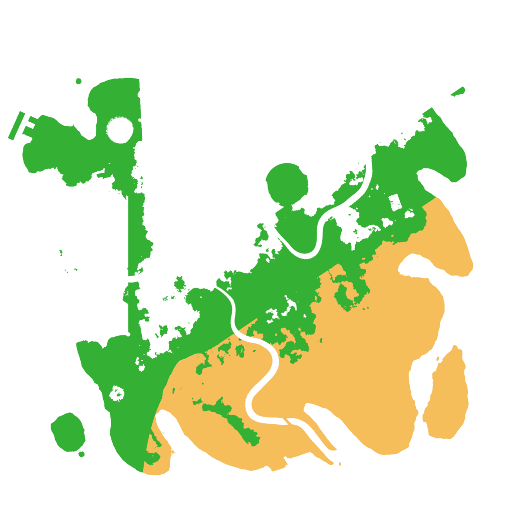 Biome Rust Map: Procedural Map, Size: 3500, Seed: 1027246899