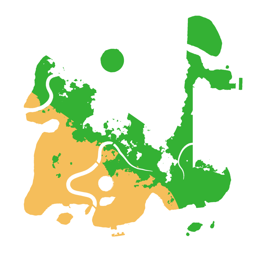 Biome Rust Map: Procedural Map, Size: 3000, Seed: 1470831323