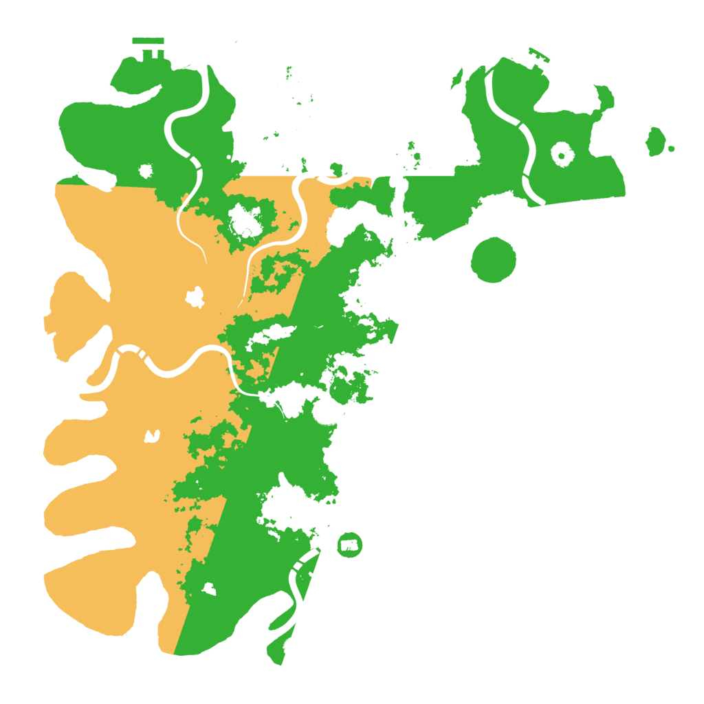 Biome Rust Map: Procedural Map, Size: 4500, Seed: 763209949