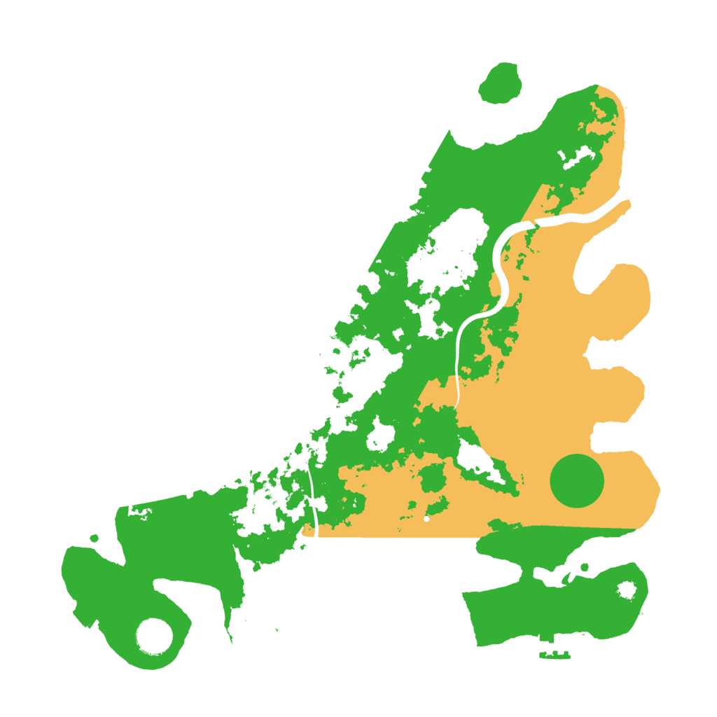 Biome Rust Map: Procedural Map, Size: 3500, Seed: 449992144