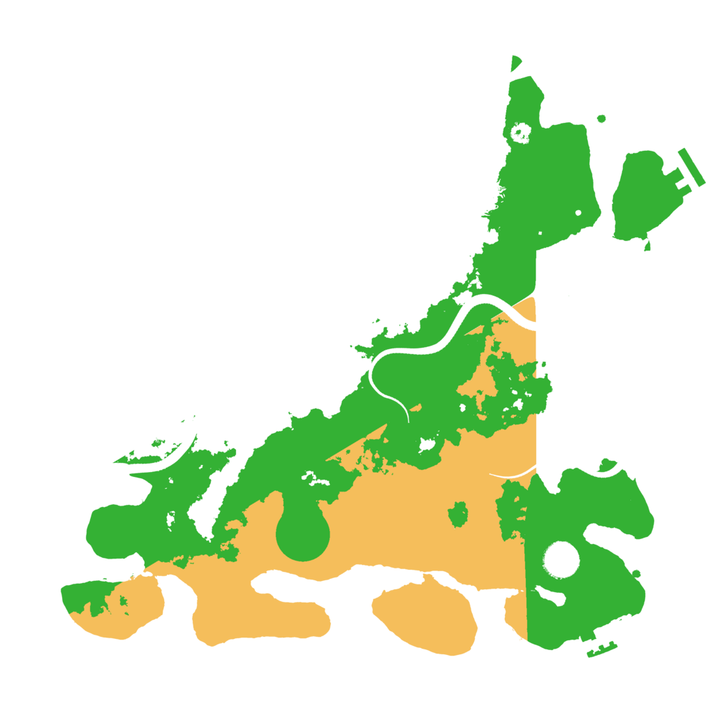 Biome Rust Map: Procedural Map, Size: 3500, Seed: 506552154