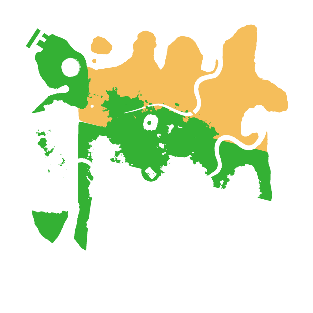 Biome Rust Map: Procedural Map, Size: 3000, Seed: 1074264987