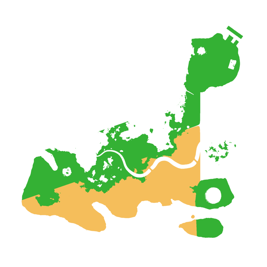 Biome Rust Map: Procedural Map, Size: 3000, Seed: 142515362