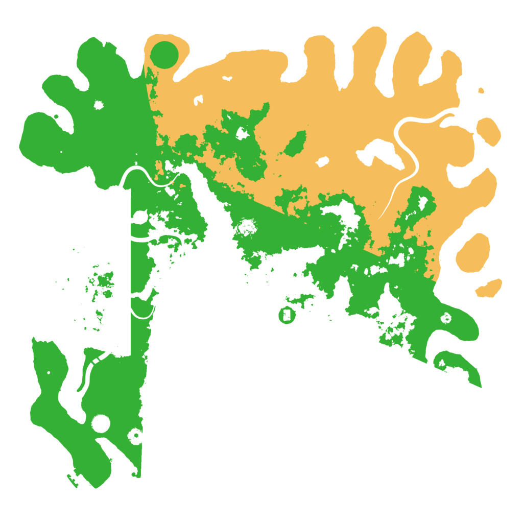 Biome Rust Map: Procedural Map, Size: 5000, Seed: 6142