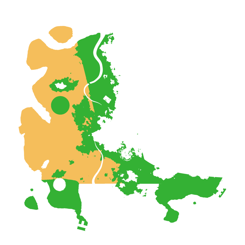 Biome Rust Map: Procedural Map, Size: 3500, Seed: 919799742