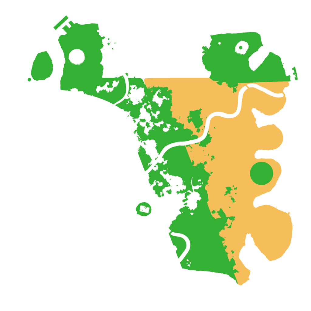 Biome Rust Map: Procedural Map, Size: 3550, Seed: 605660251