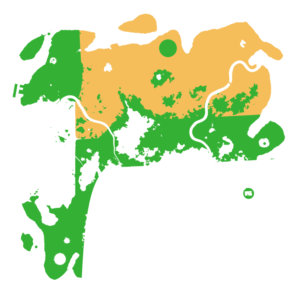 Biome Rust Map: Procedural Map, Size: 4500, Seed: 77144461