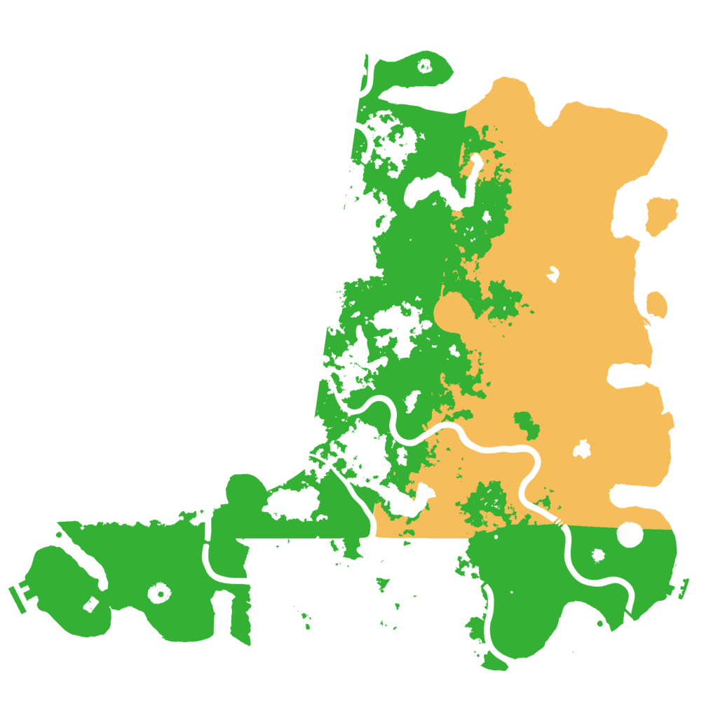 Biome Rust Map: Procedural Map, Size: 5000, Seed: 248577