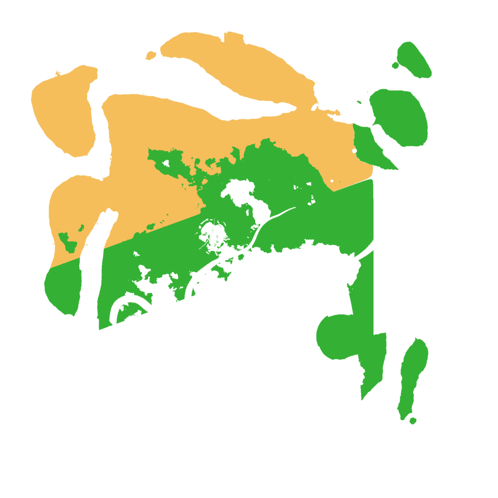 Biome Rust Map: Procedural Map, Size: 3000, Seed: 2048756813