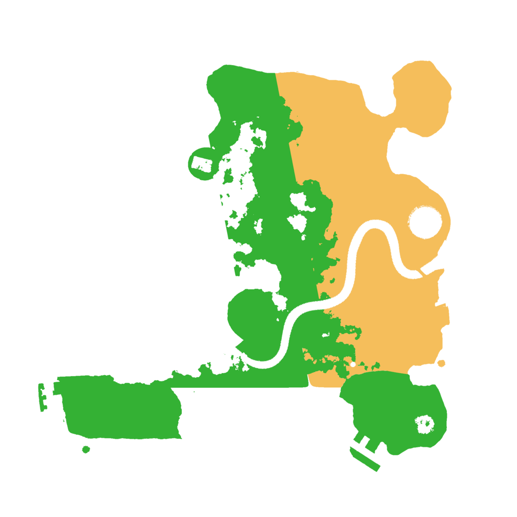 Biome Rust Map: Procedural Map, Size: 2800, Seed: 683114096