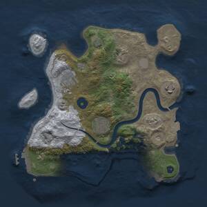 Thumbnail Rust Map: Procedural Map, Size: 2800, Seed: 683114096, 9 Monuments