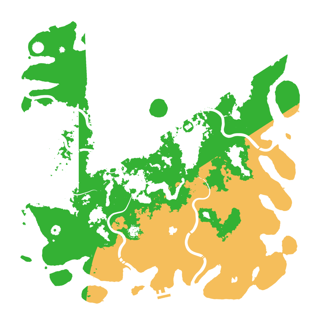 Biome Rust Map: Procedural Map, Size: 4800, Seed: 1139554601