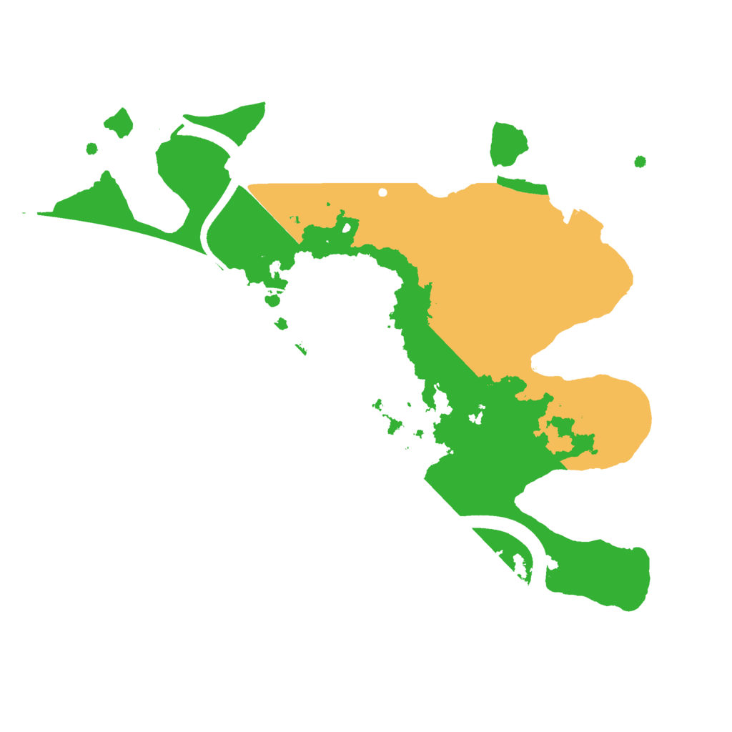 Biome Rust Map: Procedural Map, Size: 2500, Seed: 1801192883