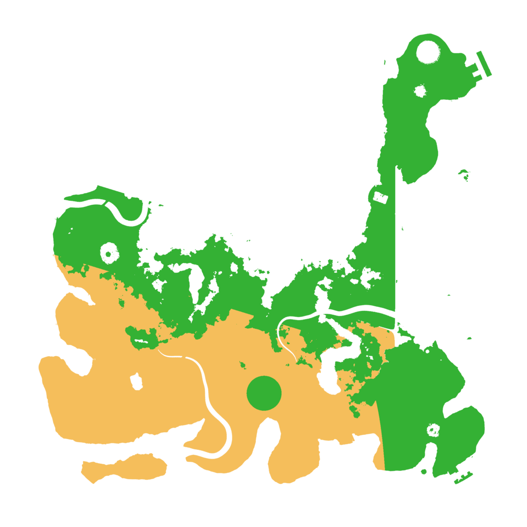 Biome Rust Map: Procedural Map, Size: 4000, Seed: 1333930600