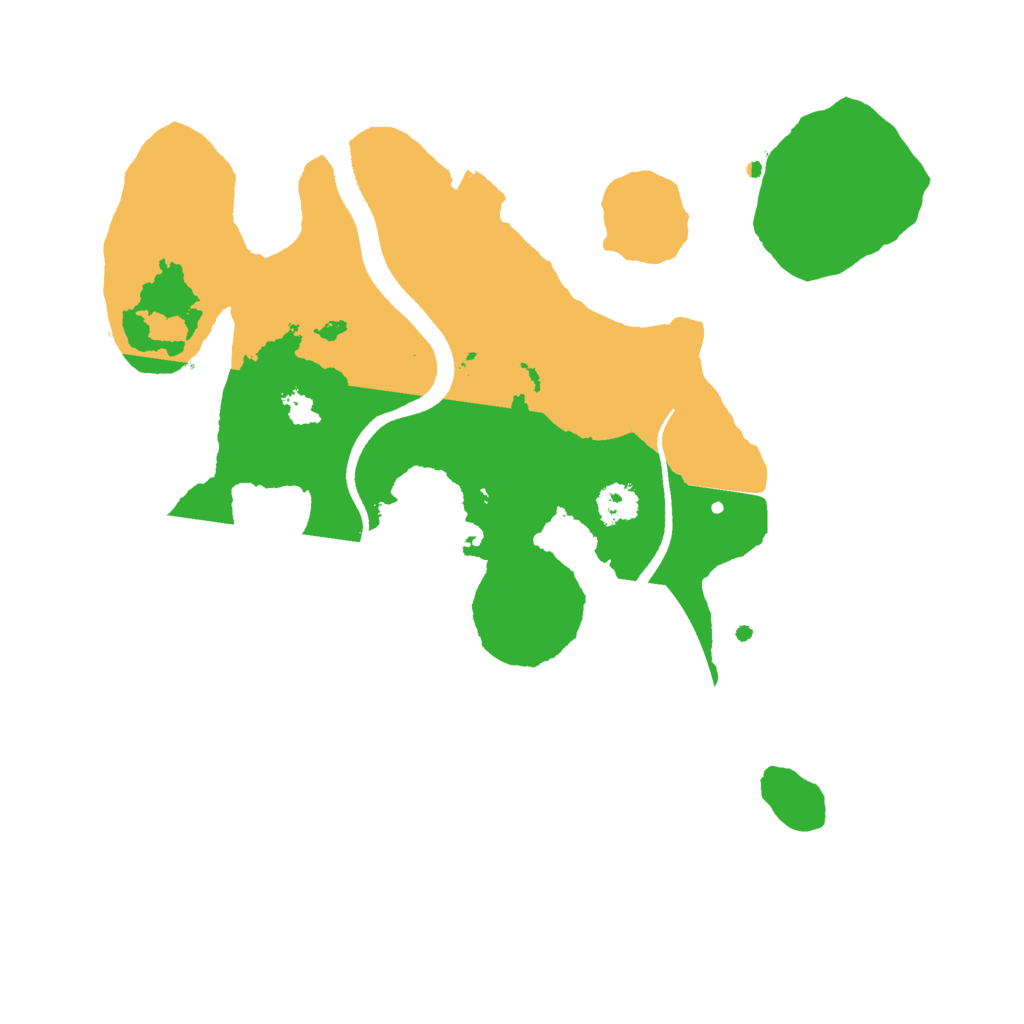 Biome Rust Map: Procedural Map, Size: 2500, Seed: 1822501146