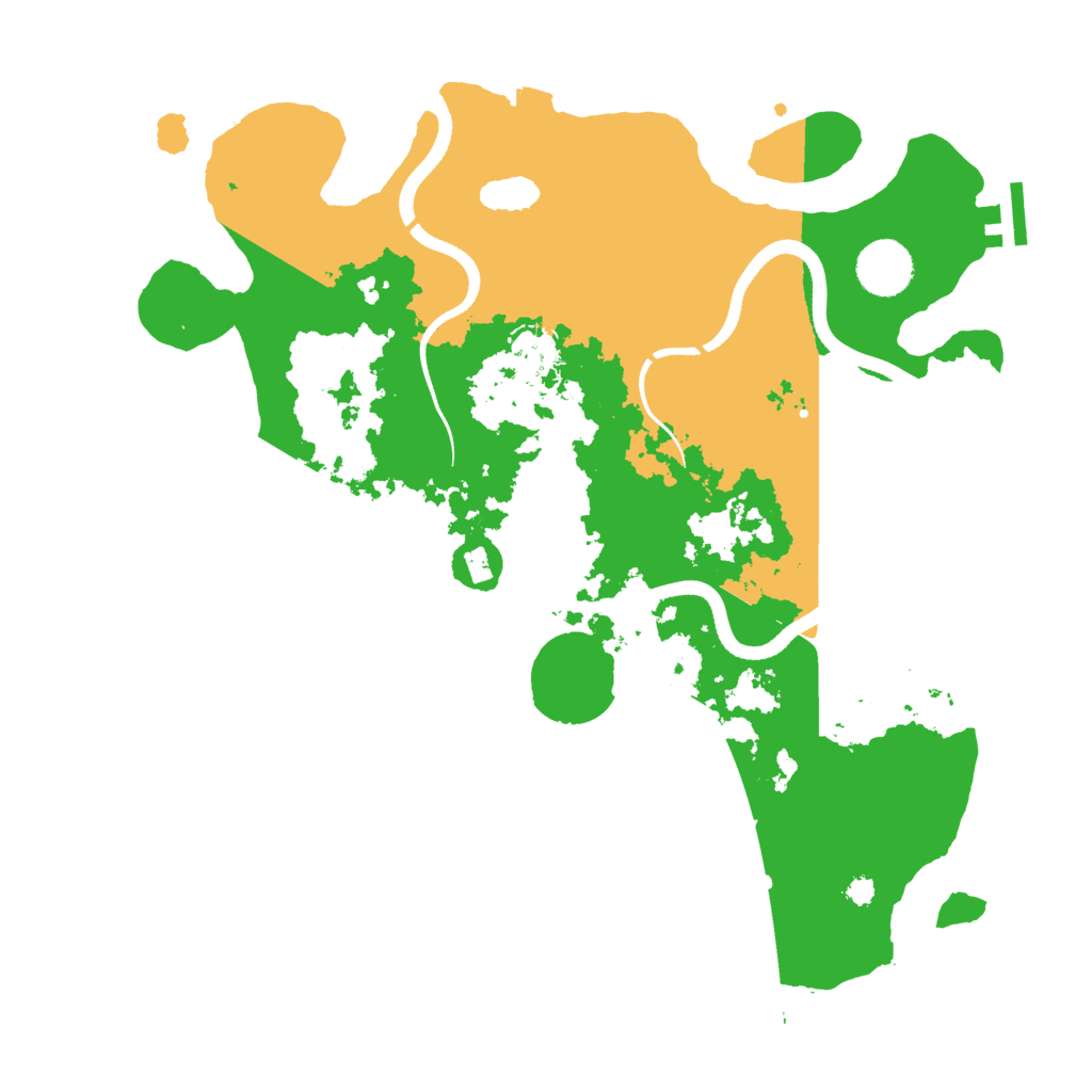 Biome Rust Map: Procedural Map, Size: 3500, Seed: 1659028977