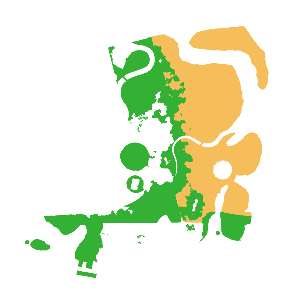 Biome Rust Map: Procedural Map, Size: 2800, Seed: 1968215641