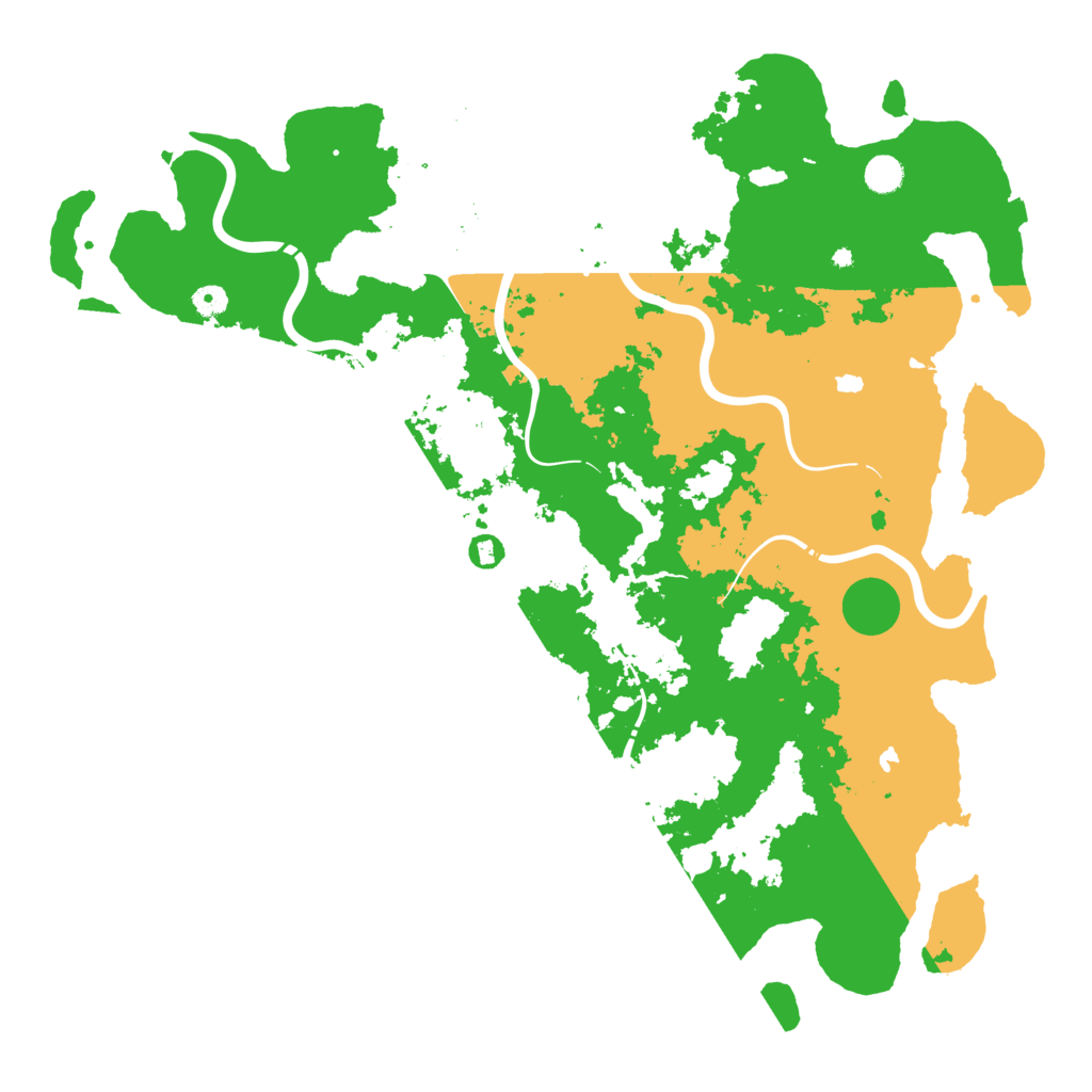Biome Rust Map: Procedural Map, Size: 5000, Seed: 2037033317