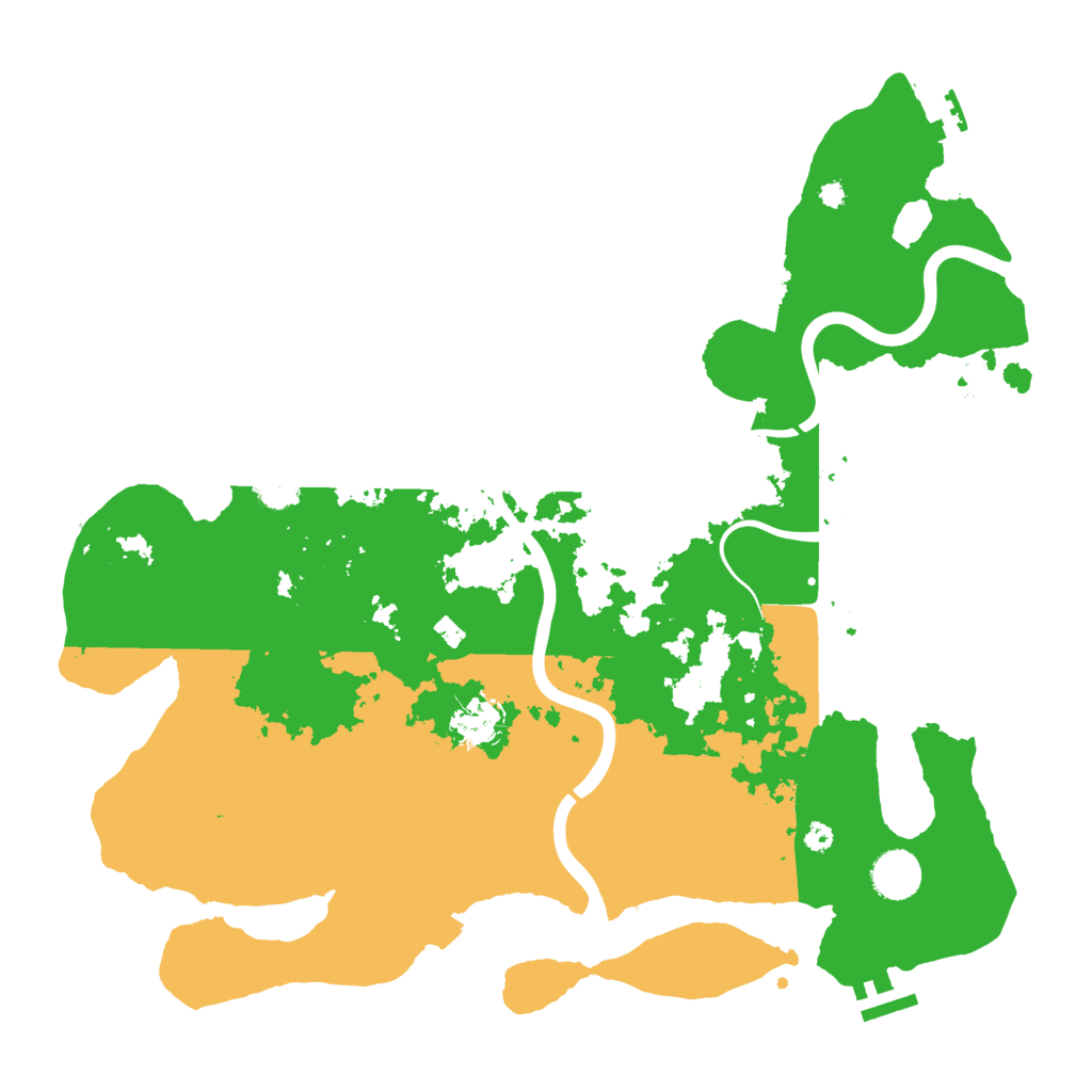 Biome Rust Map: Procedural Map, Size: 3850, Seed: 1953447936