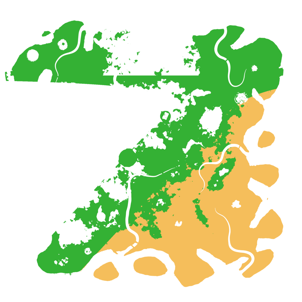 Biome Rust Map: Procedural Map, Size: 4500, Seed: 347764325