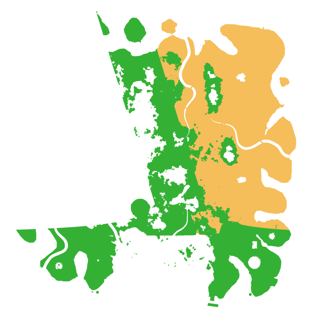 Biome Rust Map: Procedural Map, Size: 4500, Seed: 37686366