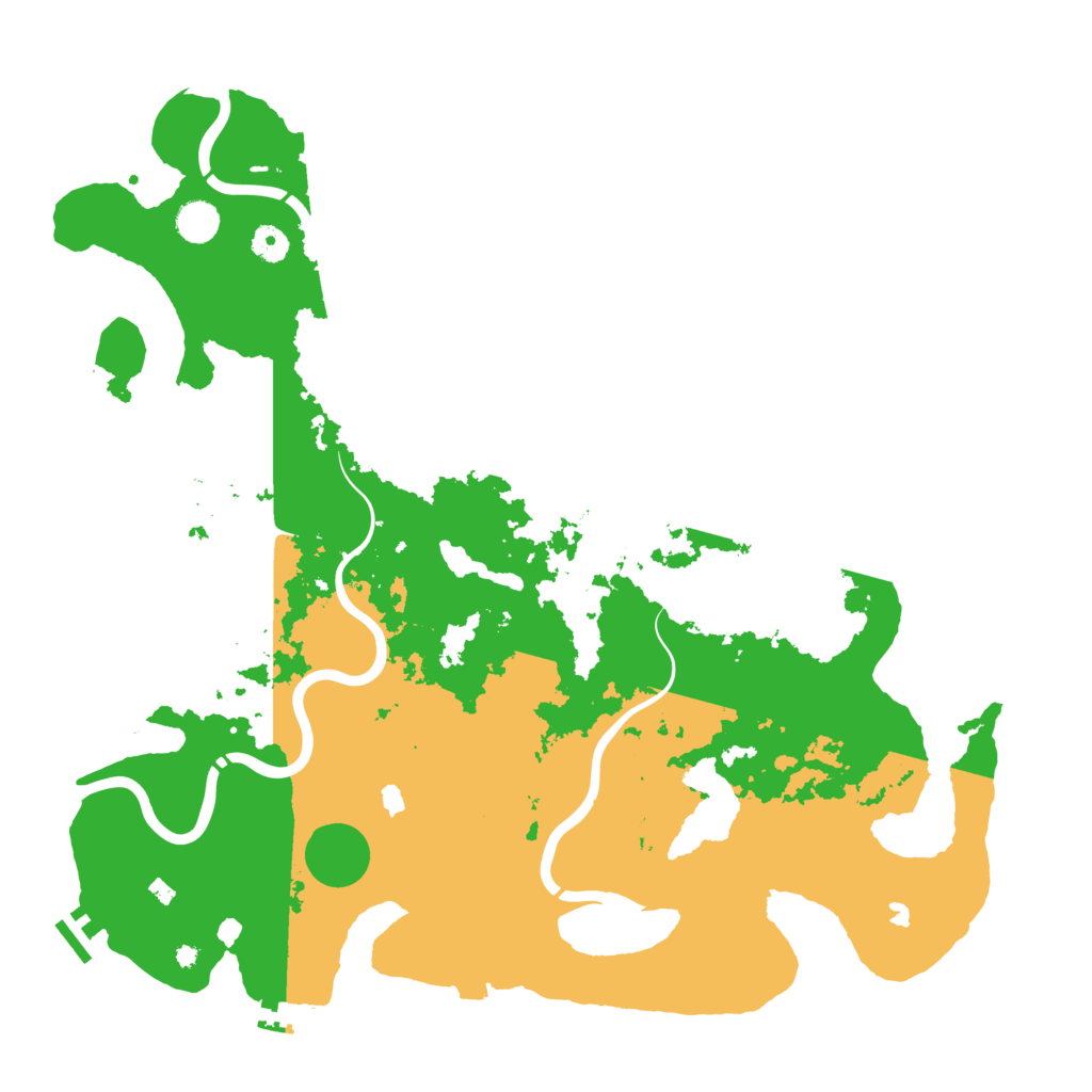 Biome Rust Map: Procedural Map, Size: 4500, Seed: 418617117