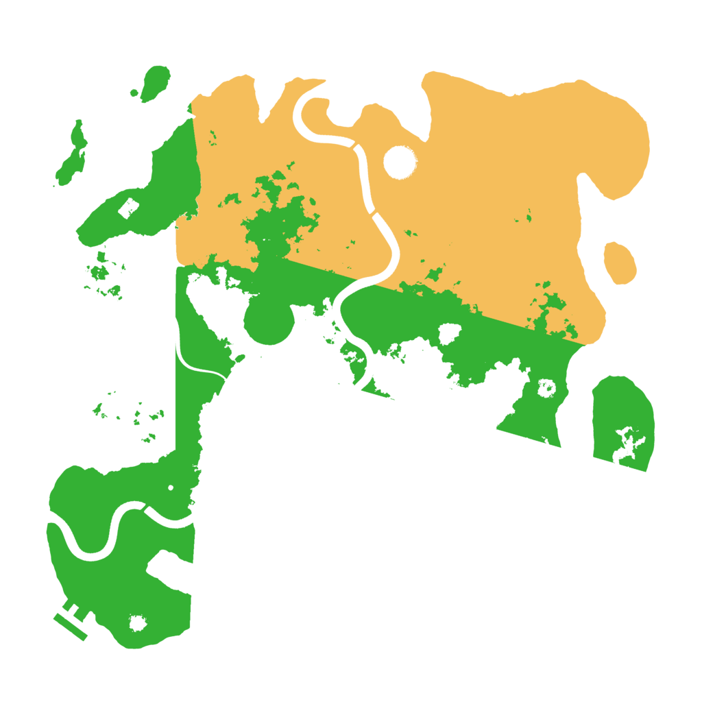 Biome Rust Map: Procedural Map, Size: 3750, Seed: 15305