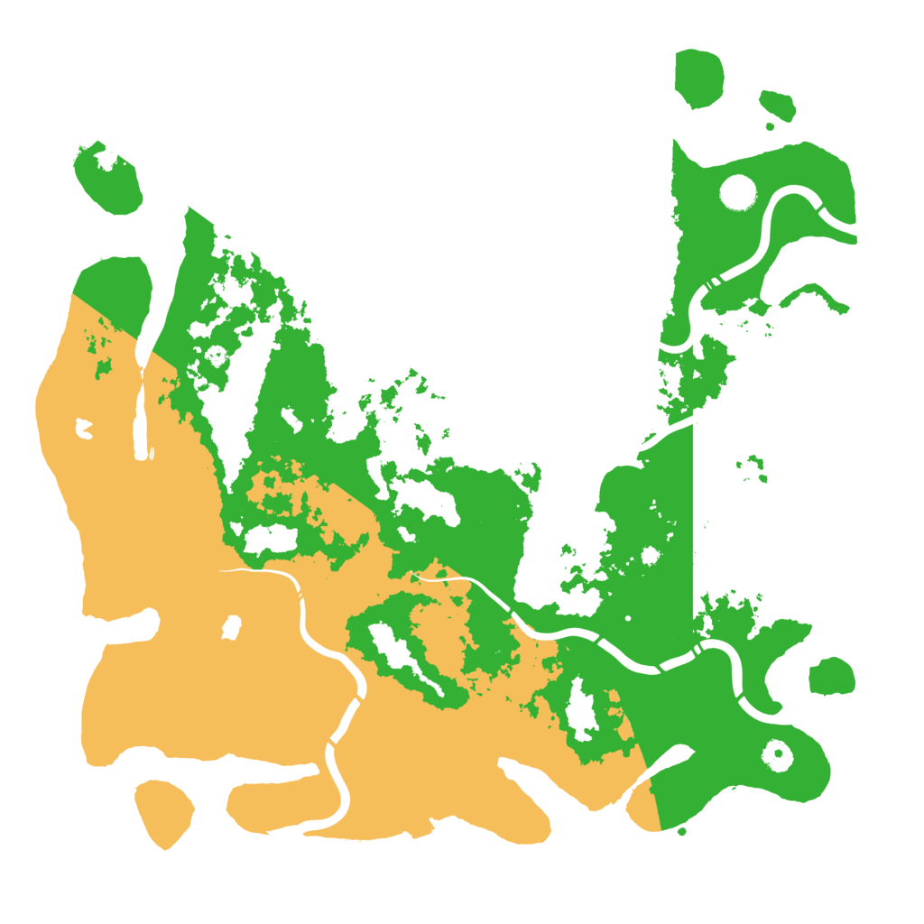 Biome Rust Map: Procedural Map, Size: 4500, Seed: 3644