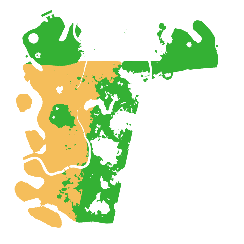 Biome Rust Map: Procedural Map, Size: 4250, Seed: 621363274