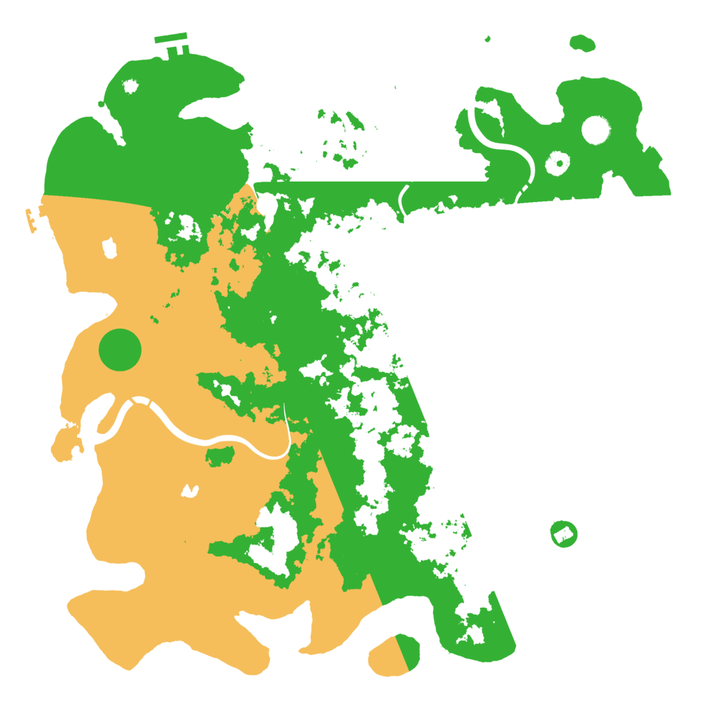 Biome Rust Map: Procedural Map, Size: 4500, Seed: 750152513