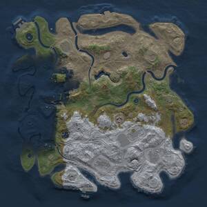Thumbnail Rust Map: Procedural Map, Size: 4250, Seed: 48367086, 16 Monuments