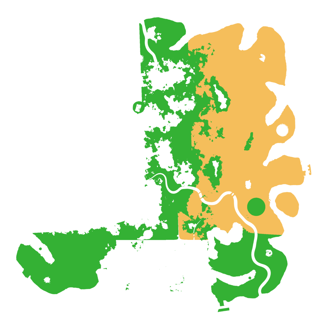Biome Rust Map: Procedural Map, Size: 4650, Seed: 226815639