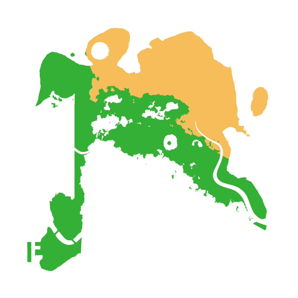 Biome Rust Map: Procedural Map, Size: 3000, Seed: 924478510